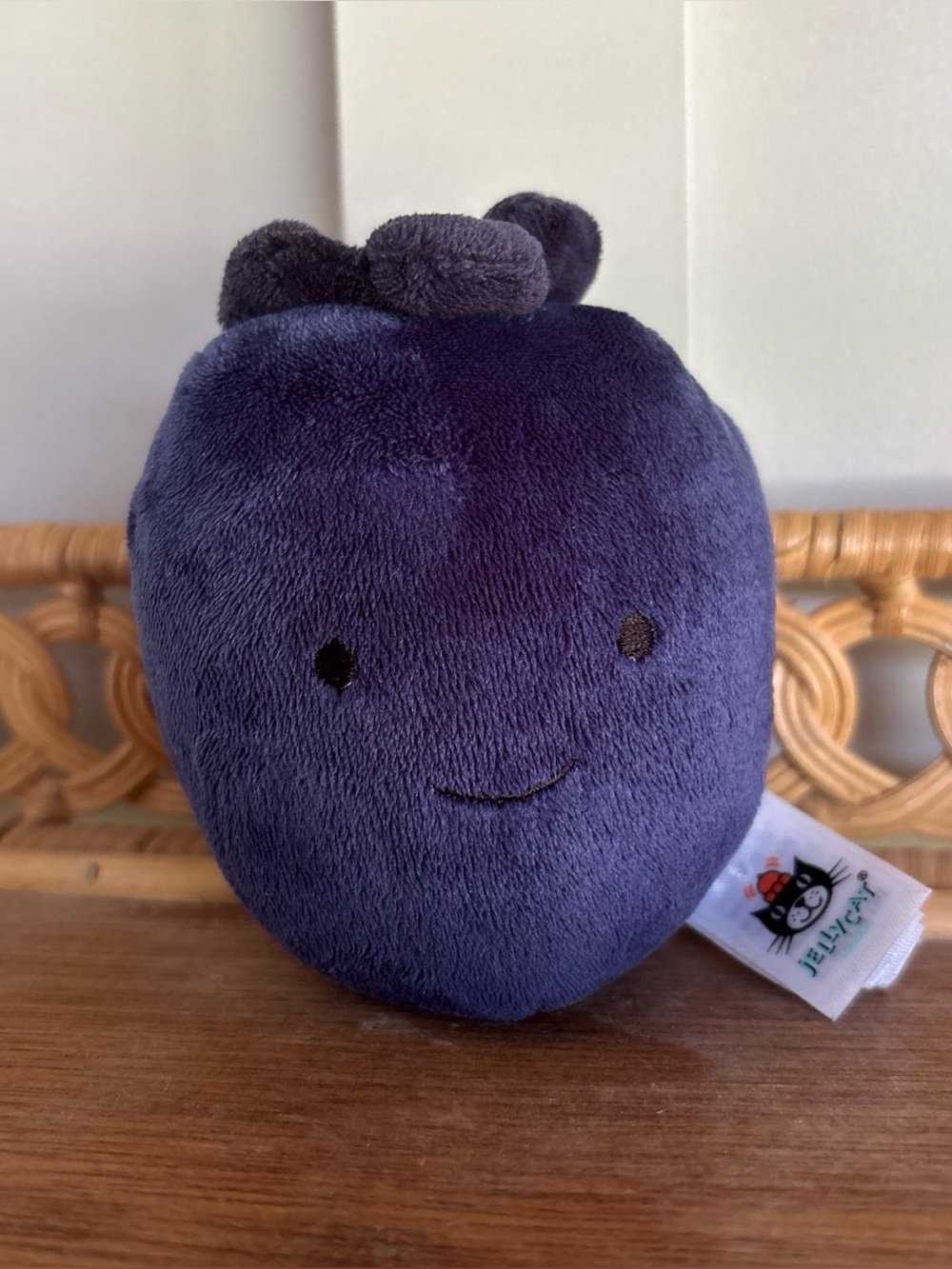 Jellycat Amuseables Fabulous Fruit Blueberry Plush Stuffed Animal RARE RETIRED